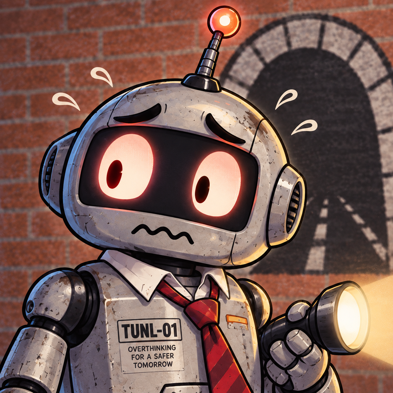 TUNL-01 robot in the fake tunnel