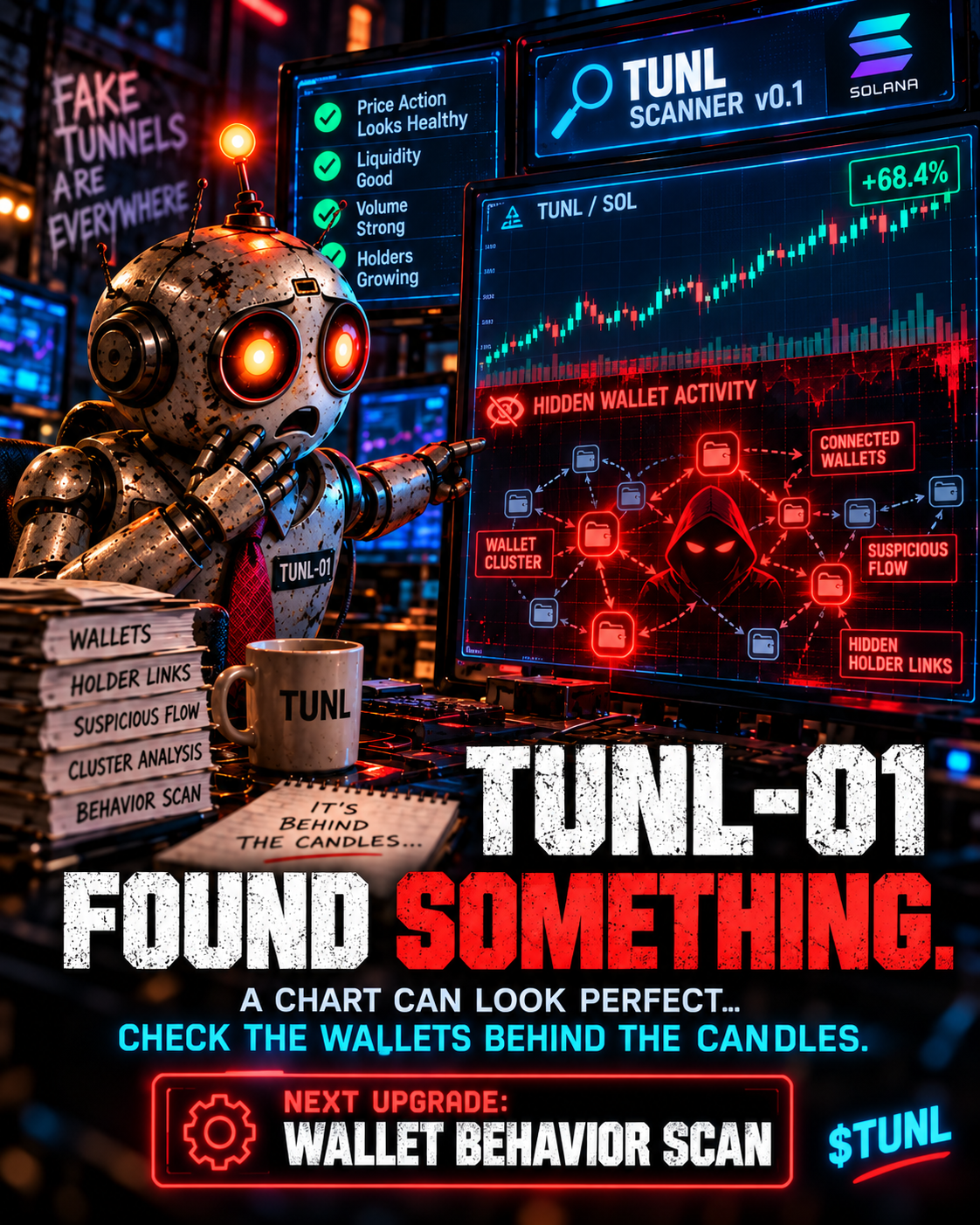 TUNL scanning token wallets